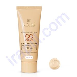 کرم پودر متعادل کننده رنگ پوست (سی سی کرم) SPF 40 مدیوم سینره حجم 40 میلی لیتر