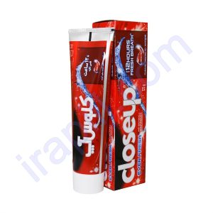 خمیر دندان خنک کننده ژل قرمز کلوز آپ 125 گرم