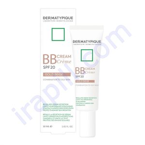 بی بی کرم مناسب پوست چرب و مختلط  بژطلایی  SPF20 درماتیپیک 30 میلی لیتر