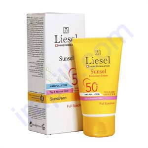 کرم ضد آفتاب رنگی سانسل لایسل SPF50 مناسب پوست خشک و نرمال 40 میلی لیتر