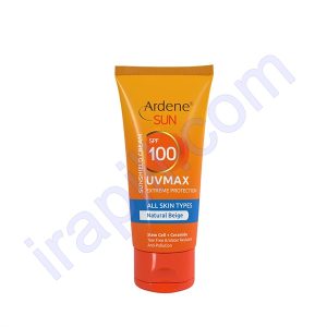 کرم ضد آفتاب UV MAX SPF100 حداکثر حفاظت آردن سان 50 گرم