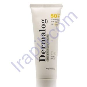 کرم ضد آفتاب و ضد لک درمالوگ SPF50 بی رنگ ۵۰ میلی لیتر