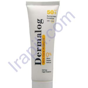 کرم ضد آفتاب فاقد چرب درمالوگ SPF50 بی رنگ ۵۰ میلی لیتر