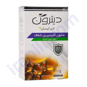 صابون گلیسیرین شفاف دیترون حاوی روغن کرچک  110 گرم