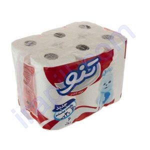 دستمال کاغذی حوله ای سه لایه 6 رول تنو