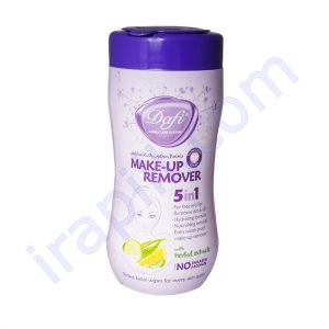 دستمال مرطوب پاک کننده آرایش 5 در 1 دافی قوطی 70 عددی