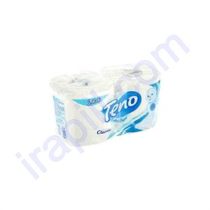 دستمال توالت کلاسیک سه لایه 2 رول تنو
