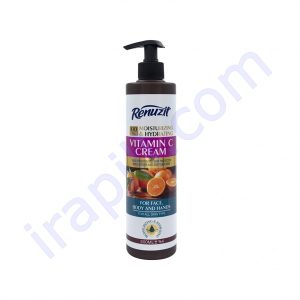 کرم مرطوب کننده و آبرسان رینوزیت مدل Vitamin C حجم 500 میلی لیتر