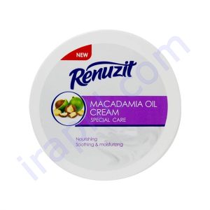 کرم کاسه ای مرطوب کننده و نرم کننده روغن ماکادمیا رینوزیت 200 میلی لیتر
