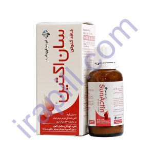 قطره آهن سان اکتین فاقد گلوتن ایده داروطب 30 میلی لیتر