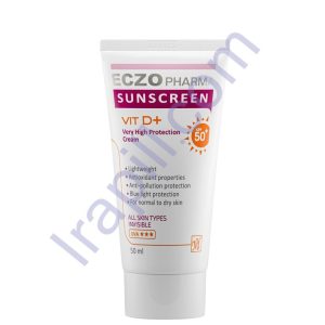 کرم ضد آفتاب مینرال اگزوفارما SPF50 بی رنگ ۵۰ میلی لیتر