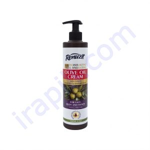کرم مرطوب کننده و آبرسان رینوزیت مدل روغن زیتون حجم 500 میلی لیتر