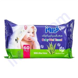 دستمال مرطوب کودک فیروز60 عددی