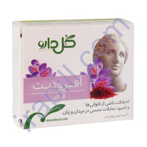 قرص روکش‎دار آفرودیت گل دارو ۳۰ عدد
