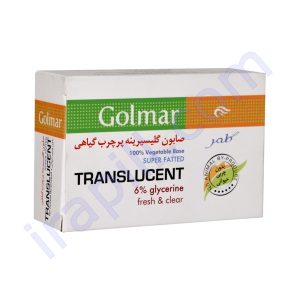 صابون گلیسیرینه پرچرب گیاهی گلمر (زرد) 120 گرم