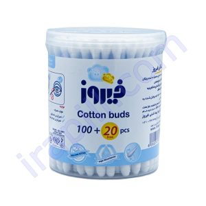 گوش پاک کن کودک فیروز بسته 100 عددی رنگ آبی