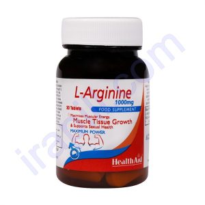قرص ال آرژنین 1000 میلی گرم هلث اید 60 عدد
