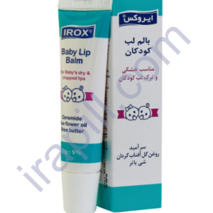 بالم لب مناسب خشکی و ترک لب کودکان ایروکس 12 گرم
