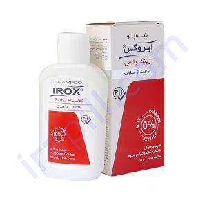 شامپو زینک پلاس فاقد سولفات ایروکس مخصوص شوره چرب 200 میلی لیتر
