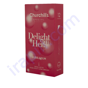 کاندوم خاردار چرچیلز مدل Delight Her بسته 12 عددی