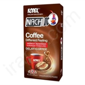 کاندوم قهوه ناچ کدکس Coffee بسته 12 عددی