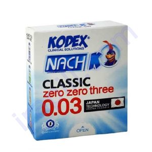 کاندوم کلاسیک 0.03 ناچ کدکس 3 عددی