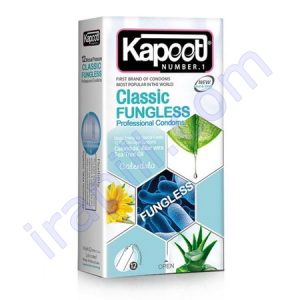 کاندوم کلاسیک ضد قارچ کاپوت Kapoot Classic Fungless بسته 12 عددی