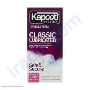 کاندوم مدل Classic Lubricated کاپوت بسته 12 عددی