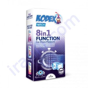 کاندوم ناچ کدکس مدل 8 در 1 Function بسته 10 عددی