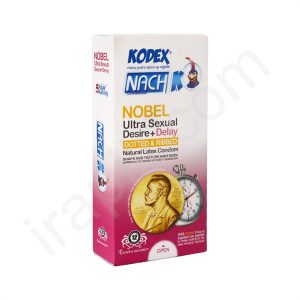 کاندوم نوبل ناچ کدکس (تحریک کننده و تاخیری) Nobel بسته 12 عددی