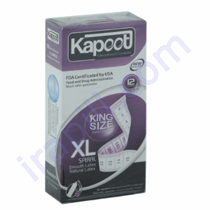 کاندوم سایز بزرگ مدل King Size کاپوت بسته 12 عددی