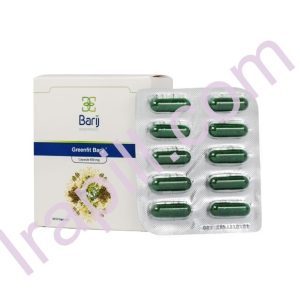 کپسول گرین فیت 650 میلی گرم باریج اسانس 30 عددی