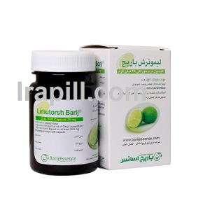 کپسول نرم لیمو ترش 25 میلی گرم باریج اسانس 60 عدد