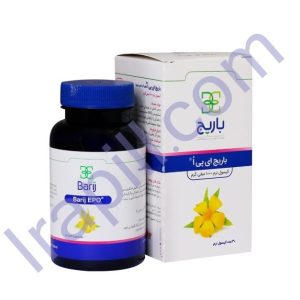 کپسول روغن گل مغربی ای پی اُ باریج اسانس 30 عددی