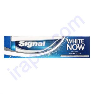 خمیر دندان سفید کننده سیگنال White Now مدل Winter Teeth حجم 75 میلی لیتر