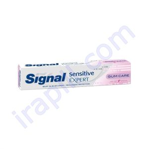 خمیر دندان سیگنال سری Sensitive Expert مدل Gum Care حجم 100 میلی لیتر