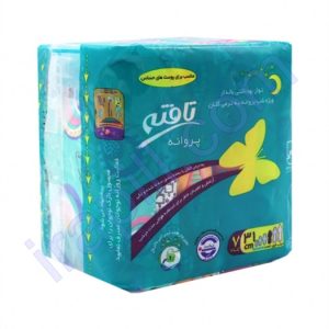 نوار بهداشتی تافته مدل پروانه بسته 7 عددی