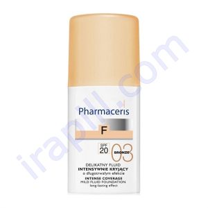 کرم پودر مایع SPF20  اینتنس کاوریج رنگی Bronze-03 فارماسریز 30 میلی لیتر