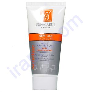 کرم ضد آفتاب آکنه لاین SPF 30 مای حجم 50 میلی لیتر