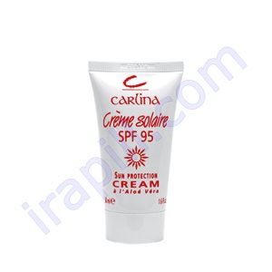 کرم ضد آفتاب آلوئه ورا SPF 95 کارلینا 50 میلی لیتر