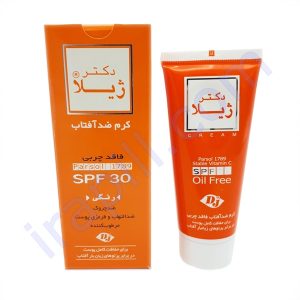 کرم ضد آفتاب بدون چربی رنگی  SPF 30 دکتر ژیلا وزن 65 گرم