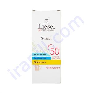 کرم ضد آفتاب رنگی سانسل لایسل SPF50 مناسب پوستهای مختلط  40 میلی لیتر- T2