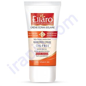 کرم ضد آفتاب بژ روشن فاقد چربی الارو SPF50 حجم 40 میلی لیتر