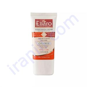 کرم ضد آفتاب بژ طبیعی فاقد چربی الارو SPF50 حجم 40 میلی لیتر