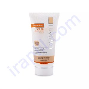 کرم ضد آفتاب بژ طبیعی SPF40 لیمپیو مناسب انواع پوست 50 میلی لیتر