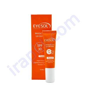 کرم ضد آفتاب دور چشم SPF30 رنگی آیسول 15 میلی لیتر