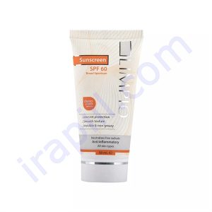 کرم ضد آفتاب فاقد رنگ SPF60 لیمپیو مناسب انواع پوست 50 میلی لیتر