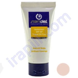 کرم ضد آفتاب نرمال بژطبیعی ناندل + SPF50 حجم 50 میلی لیتر