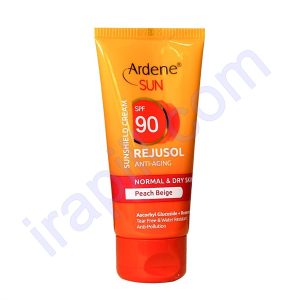 کرم ضد آفتاب رجوسول SPF90 ضد چروک رنگ بژ روشن آردن سان 50 گرم