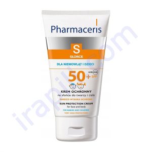 کرم ضد آفتاب صورت و بدن نوزادان و کودکان SPF50 فارماسریز 125 میلی لیتر